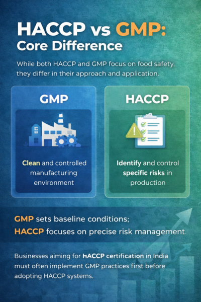 HACCP vs GMP: Key Differences Explained for Businesses