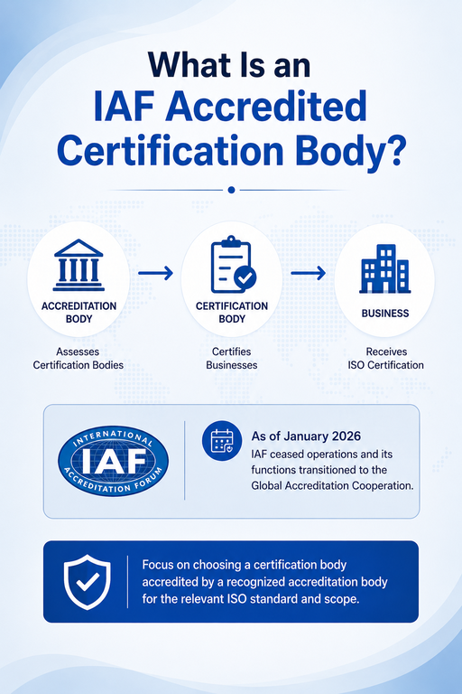 IAF Accredited Certification