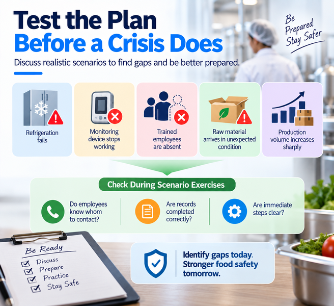 Before Doing Crisis Test the plan