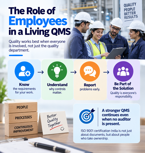 Role of Employees in a living QMS