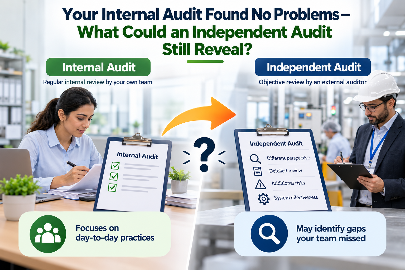 Your Internal Audit Found No Problems—What Could an Independent Audit Still Reveal?